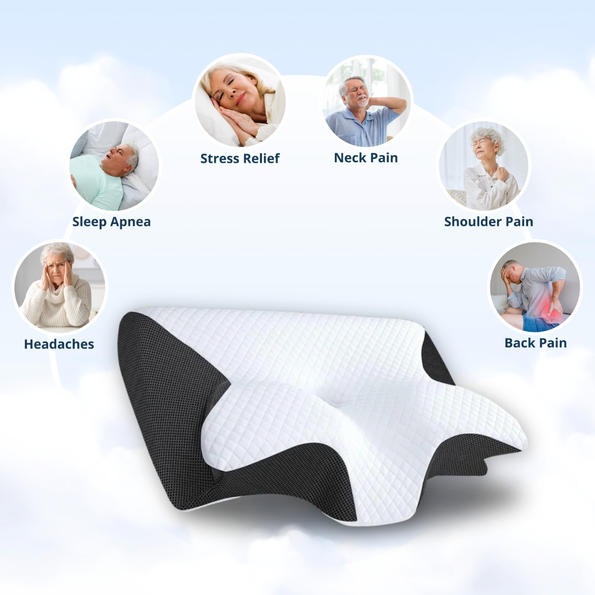 FreeWillHealth™ - PAIN RELIEF ERGONOMIC PILLOW